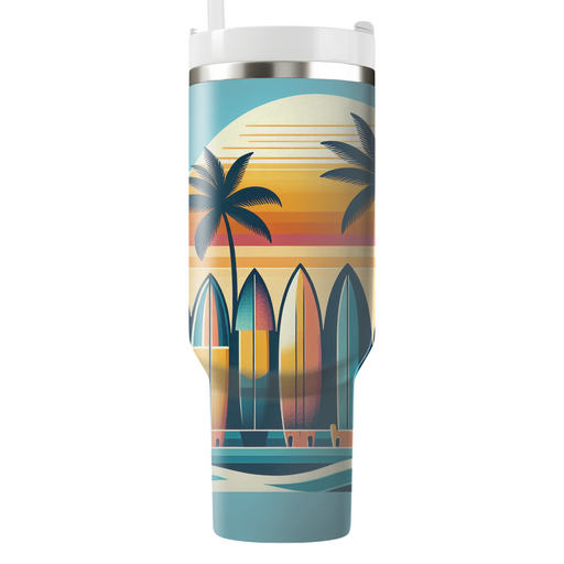 Retro Surf Culture Travel Tumblers