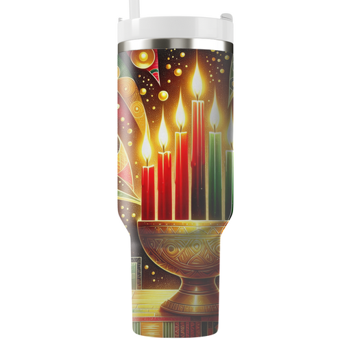 Kaleidoscope Of Kwanzaa - Cultural Celebration  Tumbler Cups