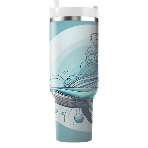 Abstract Whale Song  Tumbler Cups