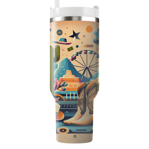 Wild West Retro Travel Tumblers