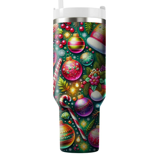 Winter Festive Joy  Custom Tumblers