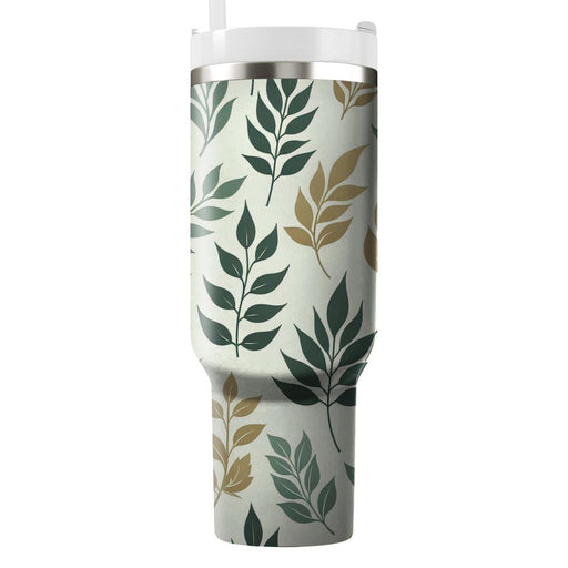 Simple Leaf Silhouette  Tumblers For Gifts