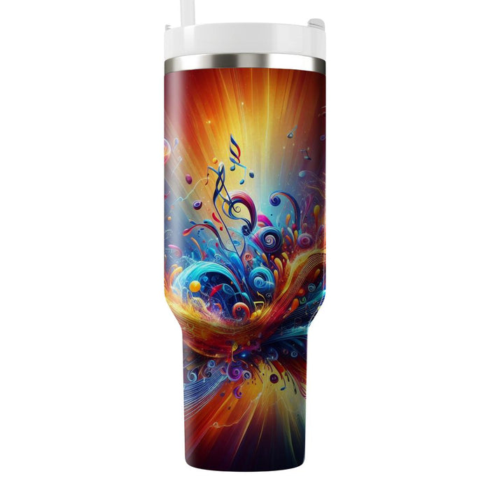 The Rhythm Of Celebration - A Music Festival  Custom Tumblers