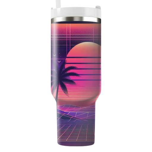 Sunset Synth  Tumbler Cups