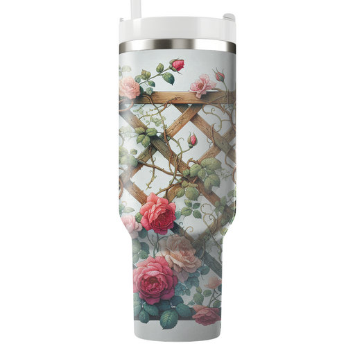 Blooming Garden Trellis  Insulated Tumblers