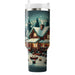 Winter Cozy Cabin Memories  Tumblers With Lids