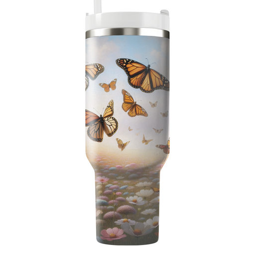 Monarch Butterfly Bliss  Tumblers With Lids