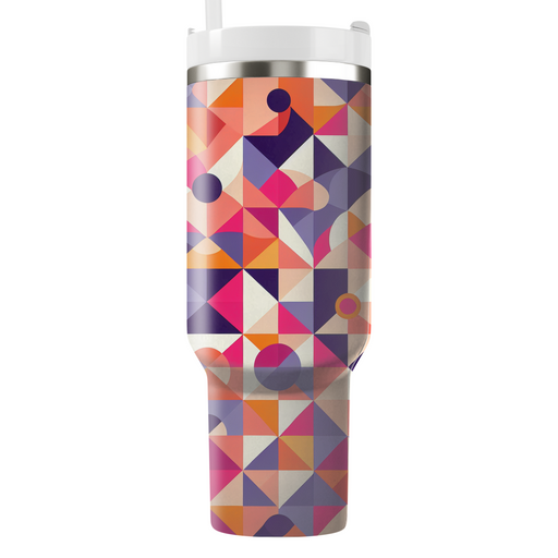 Triangular Mosaic Dream  Tumbler Cups