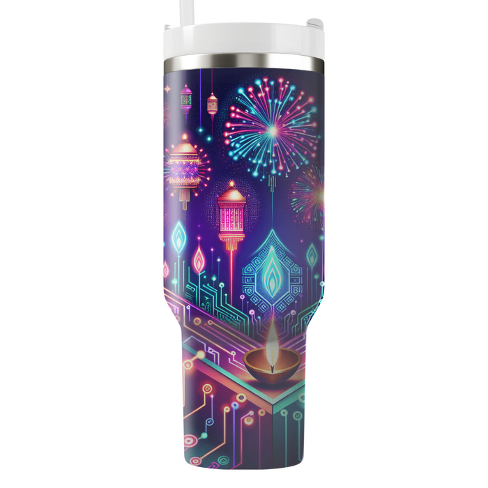 Futuristic Festival Of Lights - Diwali 2100  Decorative Tumblers