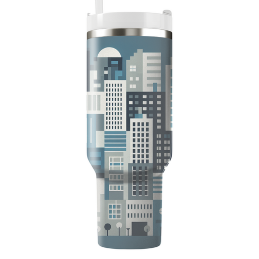 Geometric Cityscape  Decorative Tumblers