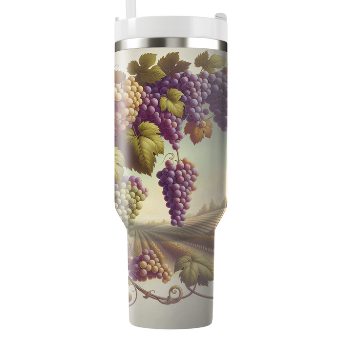 Autumn Scenic Vineyard  Travel Tumblers