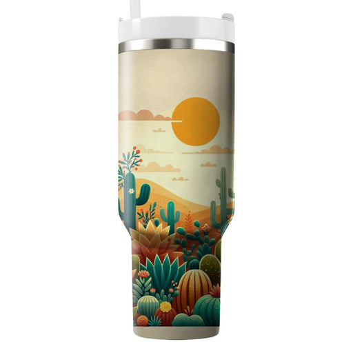 Cactus Paradise  Unique Tumblers