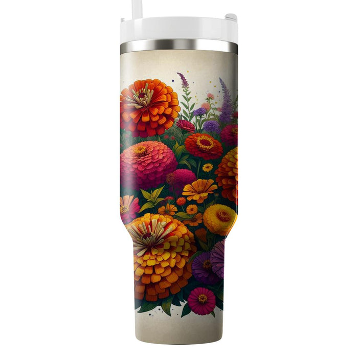 Vibrant Garden Bloom  Tumblers For Gifts