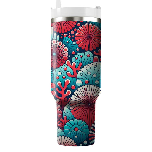 Underwater Coral Pattern  Insulated Tumblers