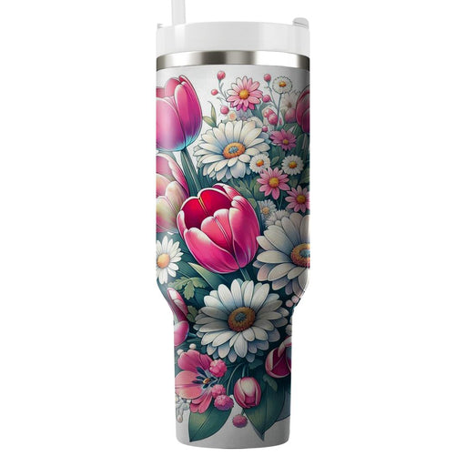 Fresh Floral Delight  Tumblers For Gifts