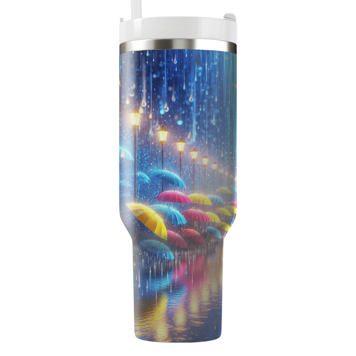 Spring Rainy Day Joy  Custom Tumblers