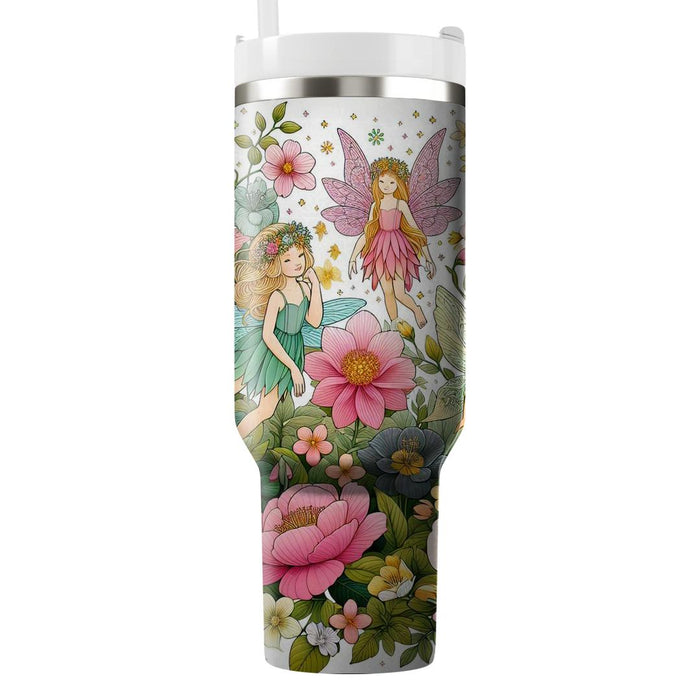 Spring Garden Fairies  Decorative Tumblers