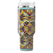 Radiant Geometric Burst  Insulated Tumblers