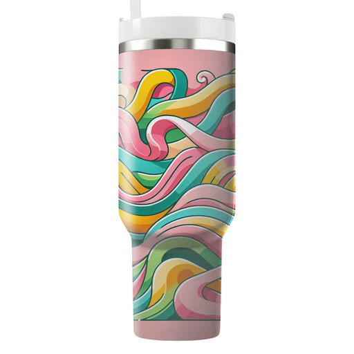 Abstract Ribbon  Decorative Tumblers