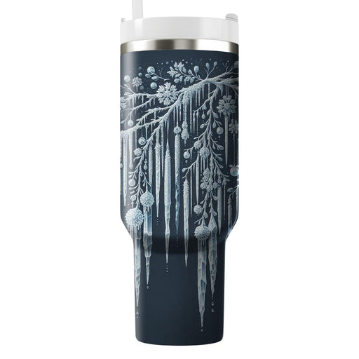 Winter Icicle Wonderland  Decorative Tumblers