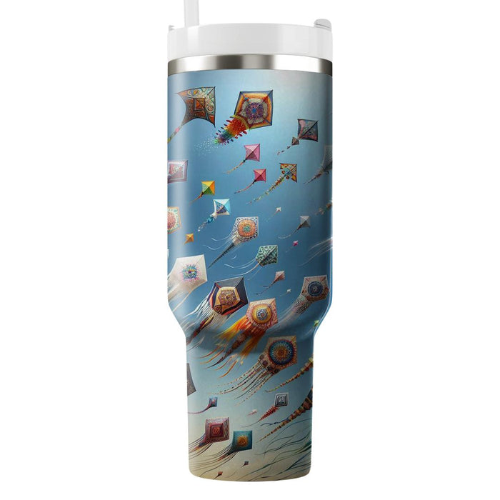 Whimsical Winds - Kite Festival Fantasy  Tumblers For Gifts