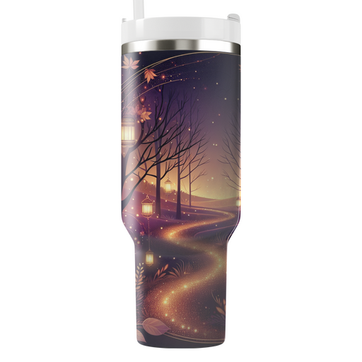 Autumn Twilight Glow Decorative Tumblers