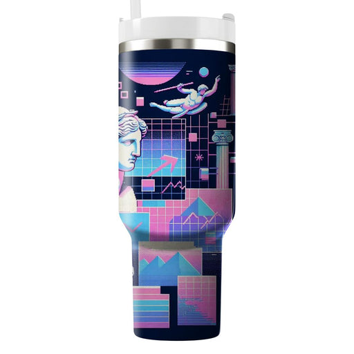 Vaporwave Reverie  Insulated Tumblers