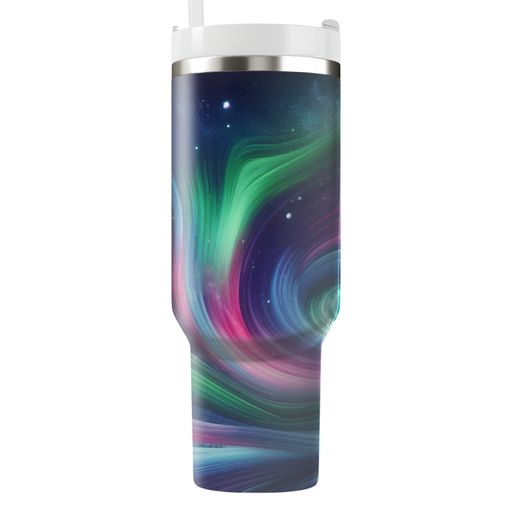 Winter Aurora Glow  Personalized Tumblers