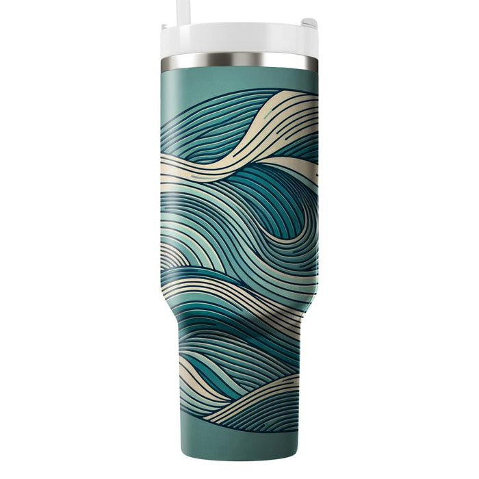 Turquoise Harmony  Unique Tumblers