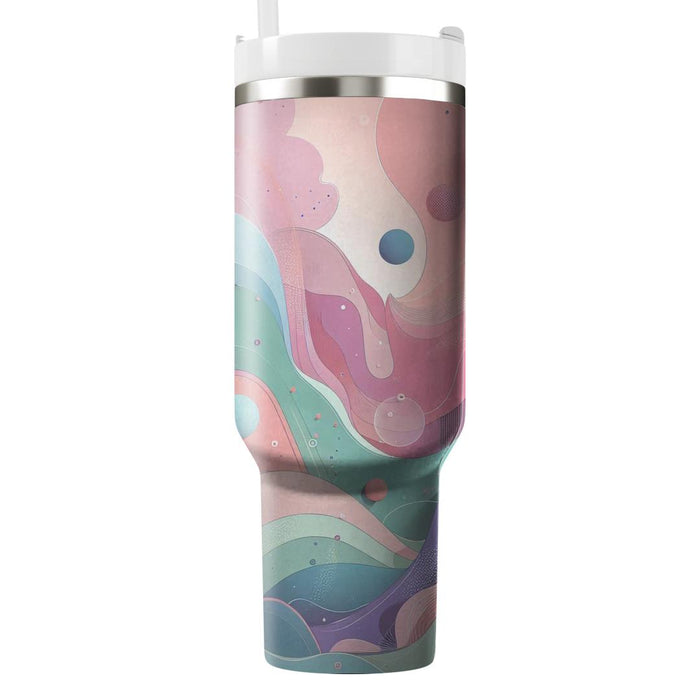 Abstract Floral Dream  Unique Tumblers