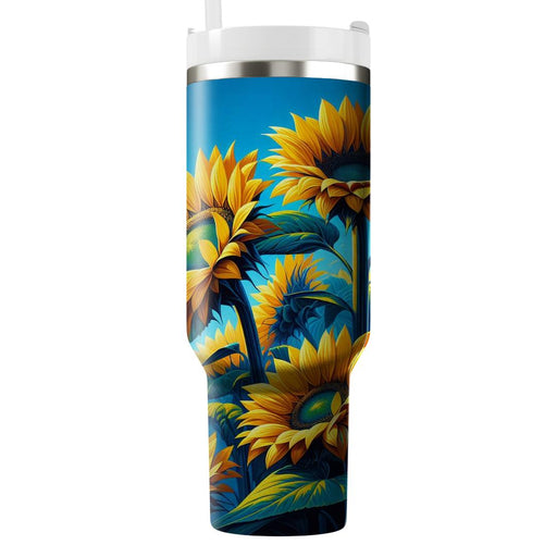 Sunflower Symphony  Tumbler Cups