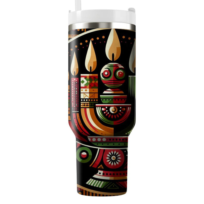 Whimsical Kwanzaa Celebration Unique Tumblers