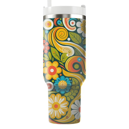  Floral Burst  Custom Tumblers