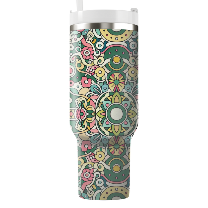 Geometric Garden  Decorative Tumblers