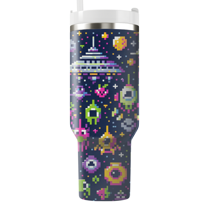 Space Invaders Extravaganza Custom Tumblers