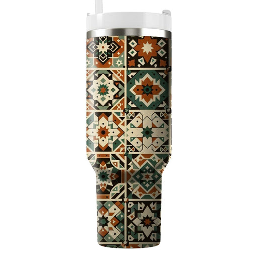 Vintage Moroccan Spice  Tumbler Cups