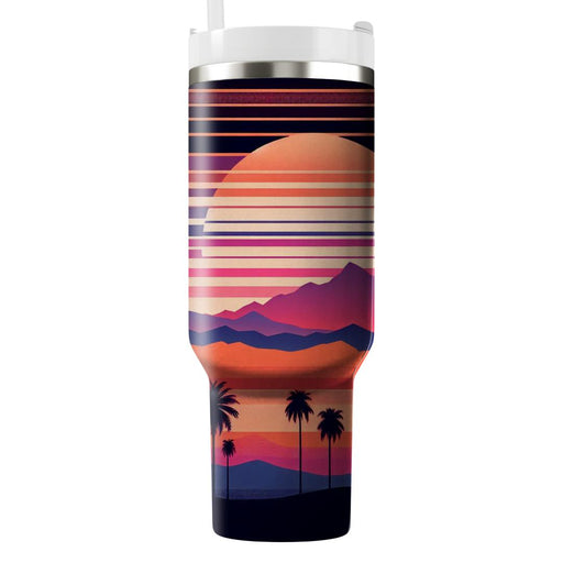 Sunset Boulevard Dream  Personalized Tumblers