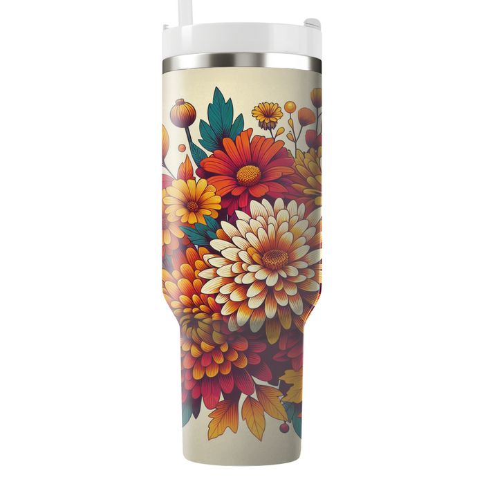 Autumn Harvest Blooms  Custom Tumblers