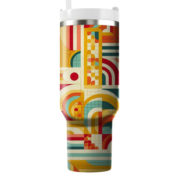 Sunny Days Patchwork  Tumbler Cups