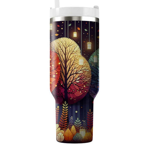 Whimsical Twilight - Autumn Harvest  Custom Tumblers