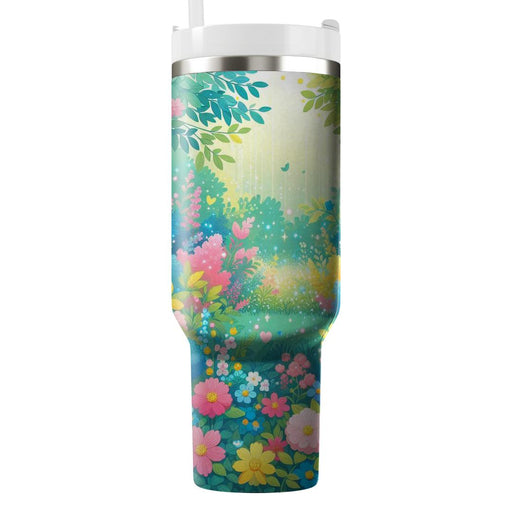 Vibrant Garden Of Joy  Decorative Tumblers