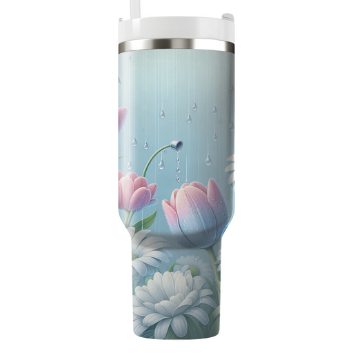 Spring Rain Melody  Tumblers With Lids