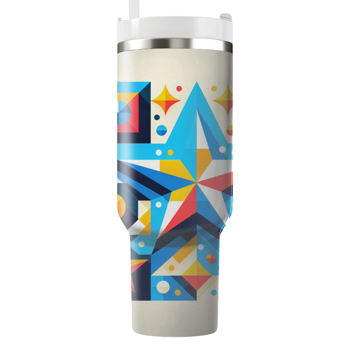 Bold Geometric Stars  Unique Tumblers