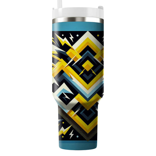 Zigzag Thunderbolt  Tumblers For Gifts