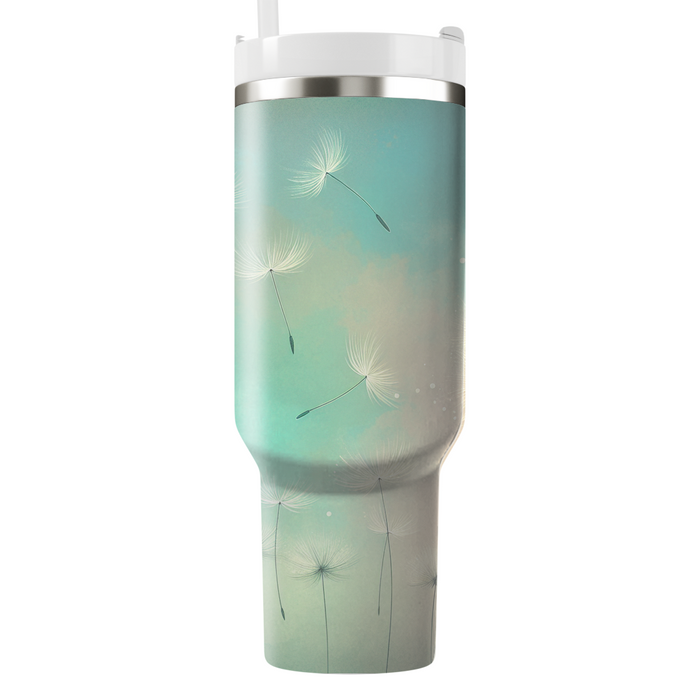 Whimsical Dandelion Flight  Insulated Tumblers