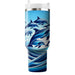 Whimsical Dolphin Splash  Custom Tumblers