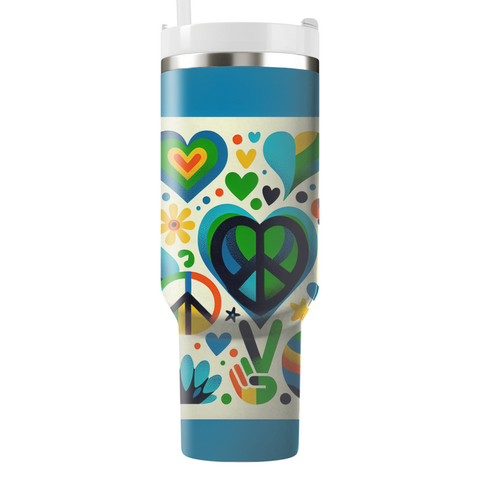 Peace And Love Spirit  Travel Tumblers