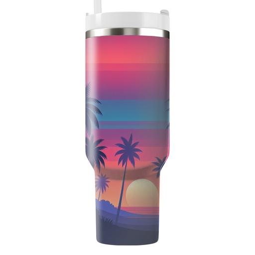 Summer Sunset  Personalized Tumblers