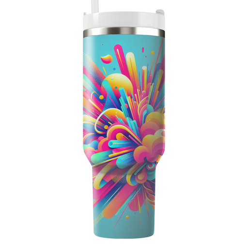 Electro Color Burst  Tumblers For Gifts