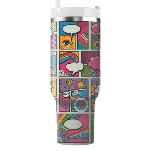 Retro Comic Strips  Custom Tumblers